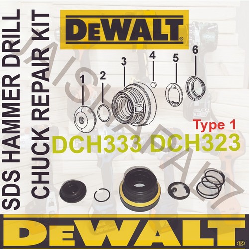 Dewalt 6pc genuine - -,